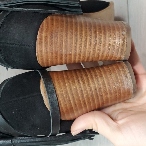 Marc Fisher Women Kadey Ankle Tassel Heels Boots shoes sz 7.5M - Picture 7 of 14